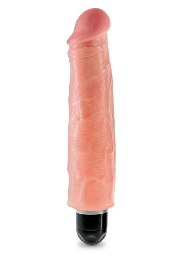 King Cock 7â Stiffy Dildo Vibrator